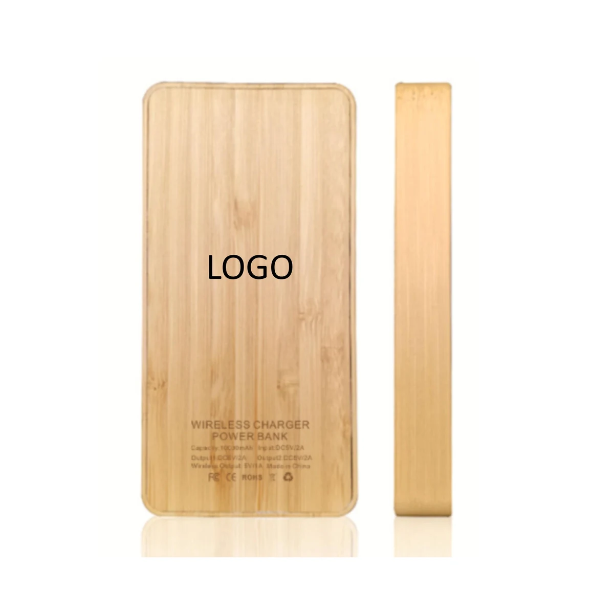 Eco-friendly wooden high-capacity power bank 1