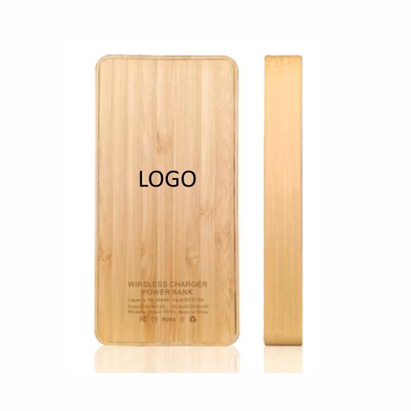Eco-friendly wooden high-capacity power bank