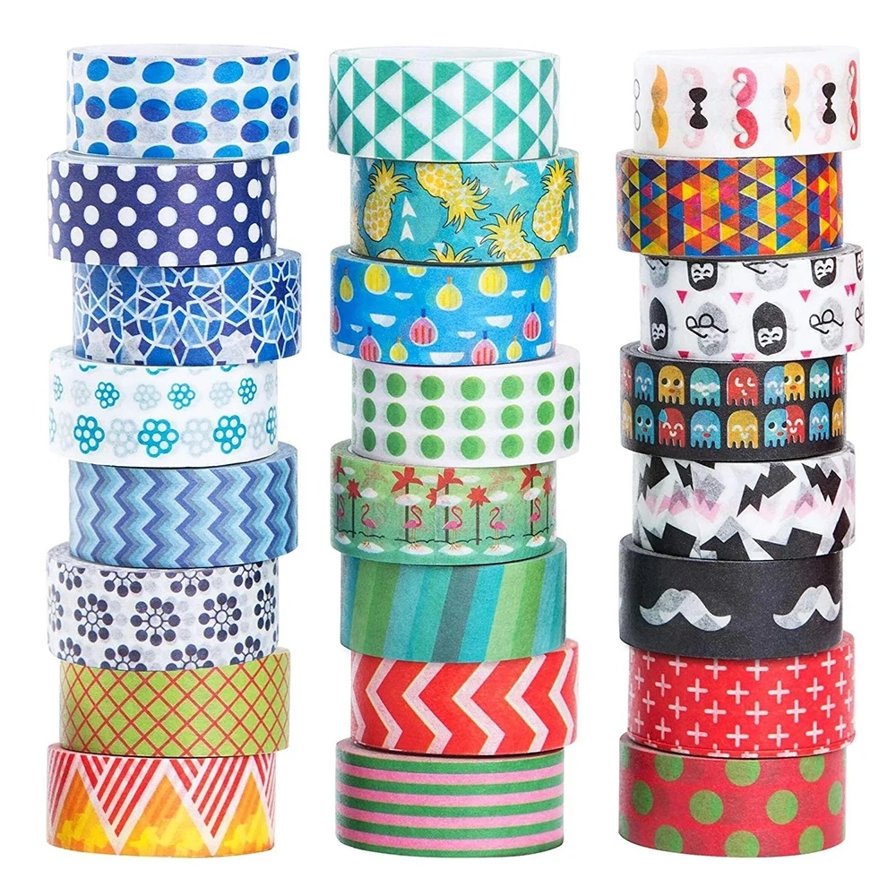 Full Color Holiday Party Decoration Stickers Washi Tape 1