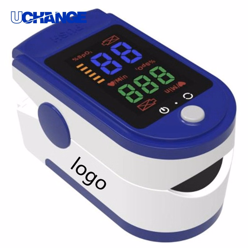 Fingertip Pulse Oximeter Blood Oxygen Monitor for Home & Health Screening