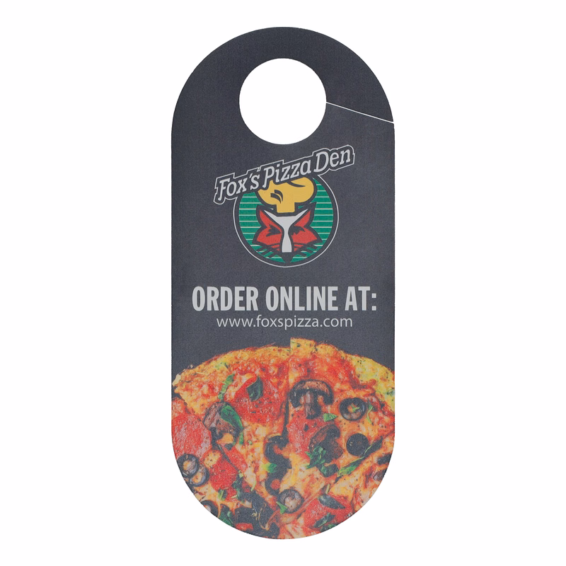 Hang Tag Card Stock 24 pt White (Stock Shape #) Digital Print