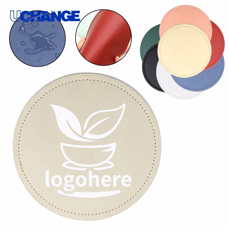 Leather-Like Drink Coaster