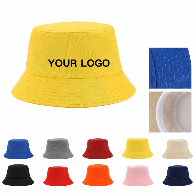 Breathable Cotton Bucket Hat For Summer Use