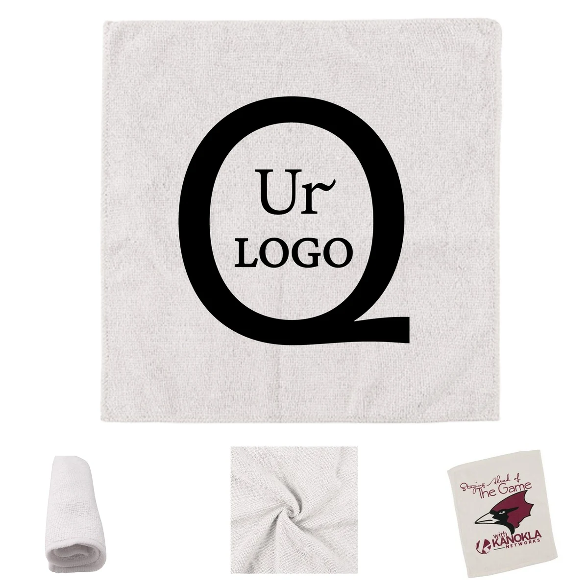 11.81X11.81 Inch Fan Sport Rally Towel 1