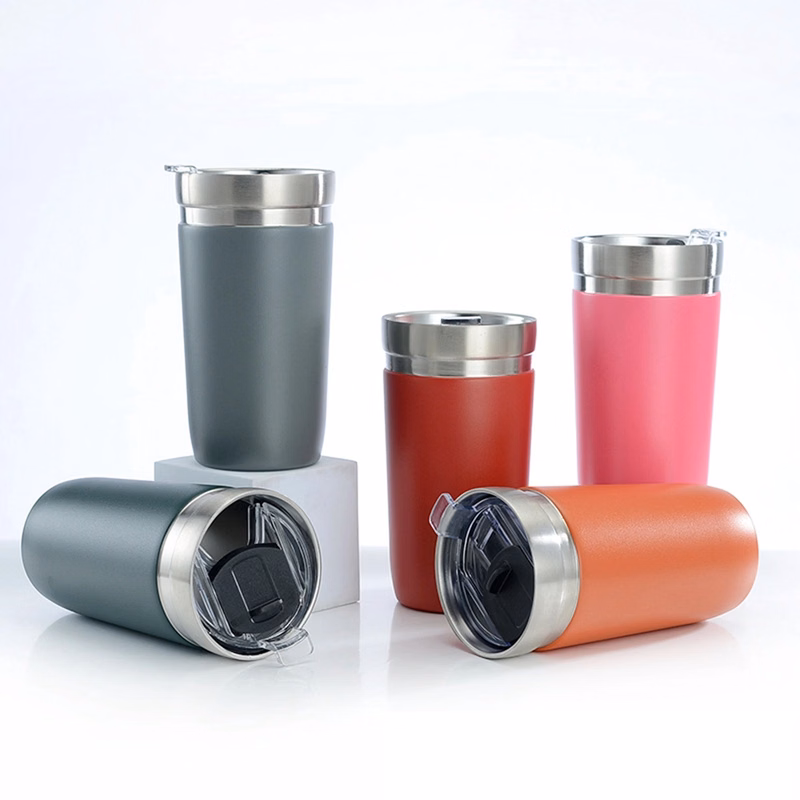 16 Oz. Double Wall Vacuum Stainless Steel Beer Cup