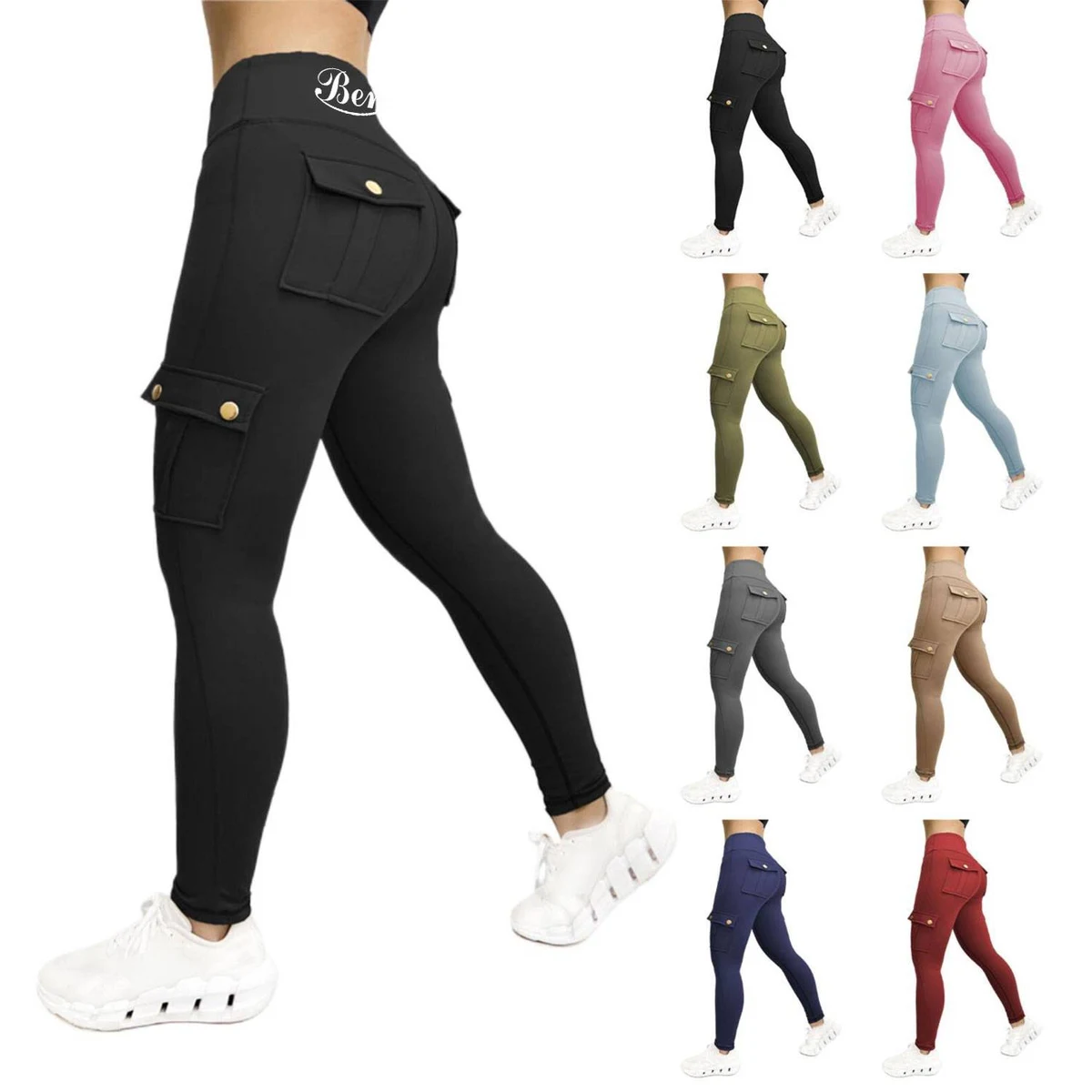 Workwear-style sports yoga leggings 1