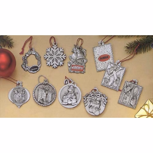 3D Pewter Ornaments