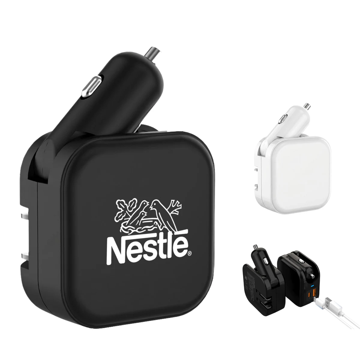 2-in-1 Home & Auto Charger 1