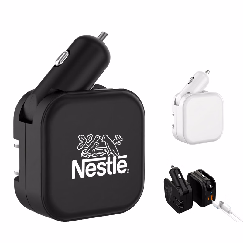 2-in-1 Home & Auto Charger