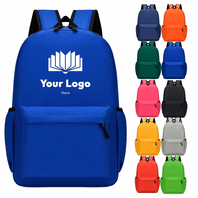 Lightweight Oxford Cloth Multi-Compartment School Backpack
