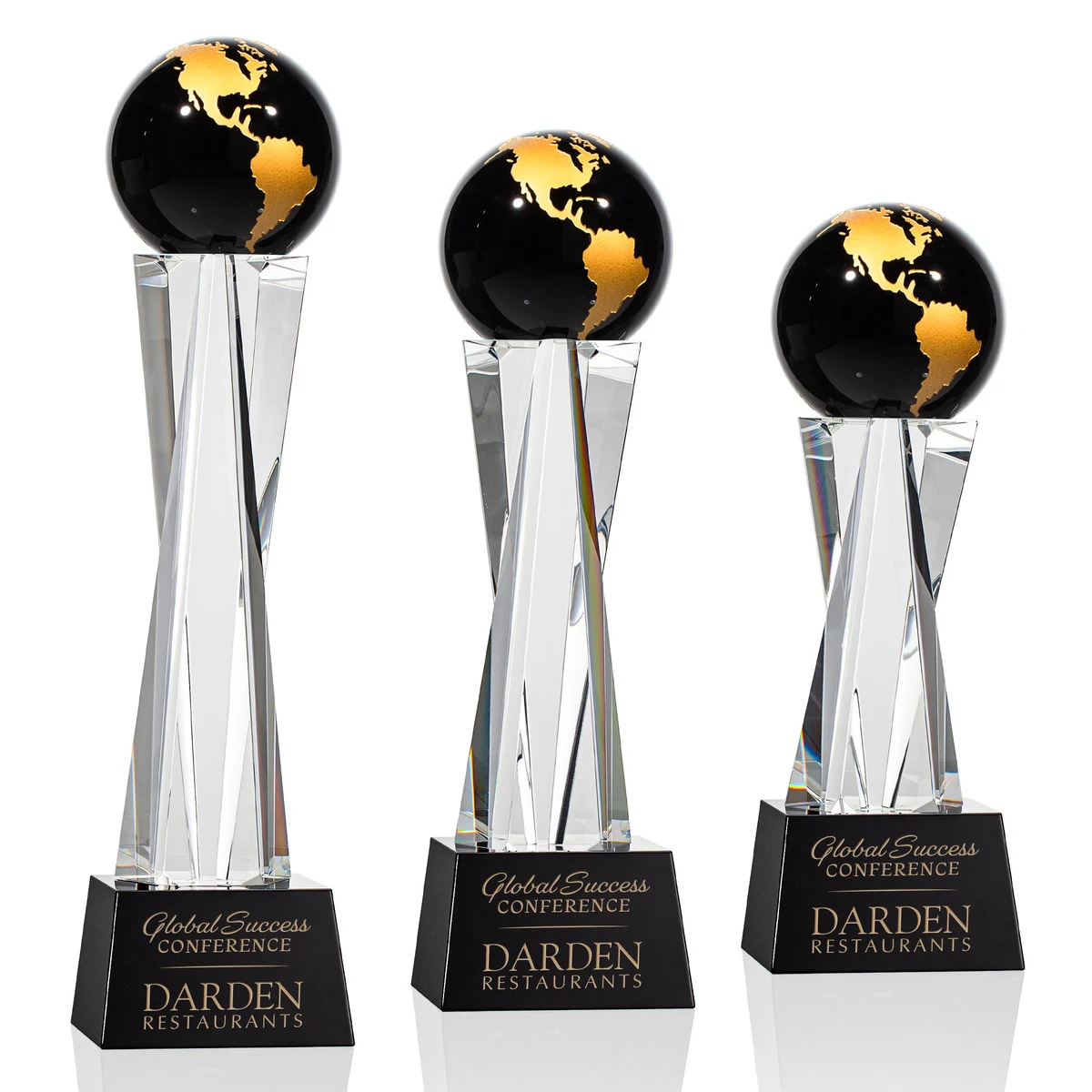 Havant Globe Award - Black/Gold 1