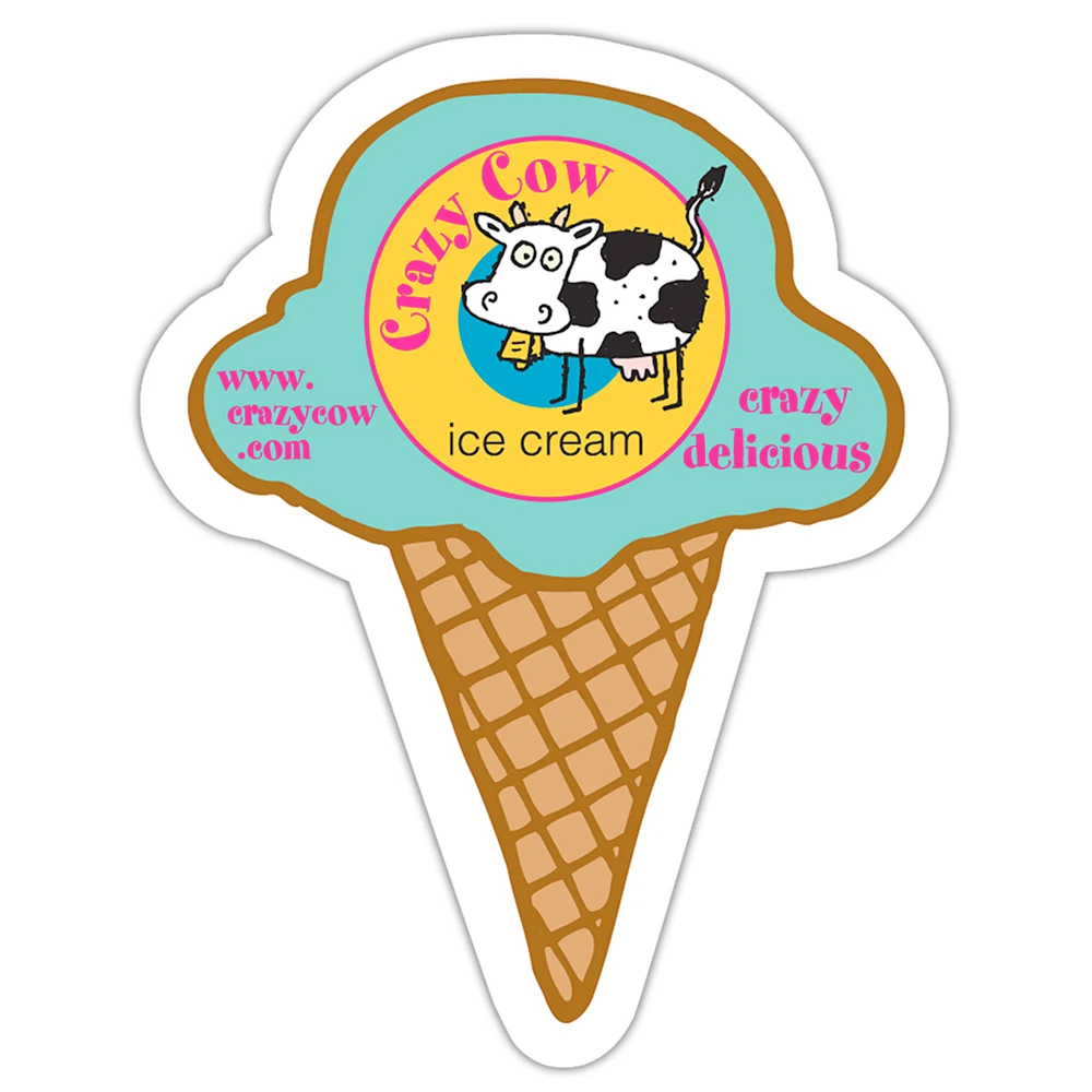 Magnet - Ice Cream Cone Shape (2.25x2.875) - 30 Mil 1