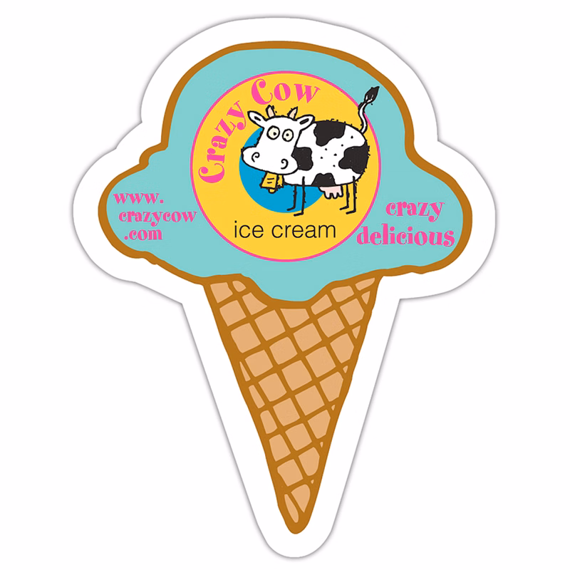 Magnet - Ice Cream Cone Shape (2.25x2.875) - 30 Mil