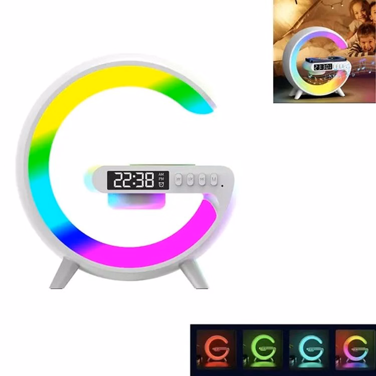 4-in-1 Wireless Charger with Bluetooth Speaker & Light