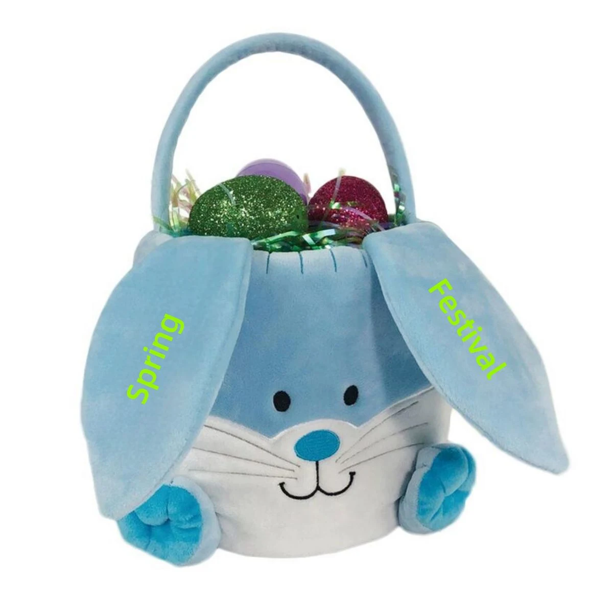 Easter Egg Hunt Baskets, custom tote bag with logo imprint 1