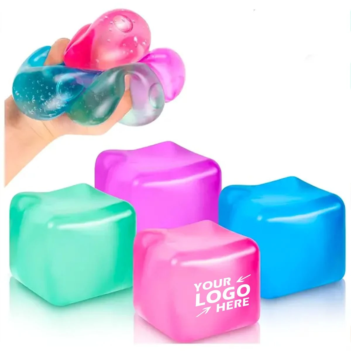 Custom Gel Sensory Cubes 1