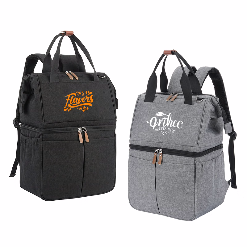 Deluxe Dual Compartment Insulated Cooler Backpack