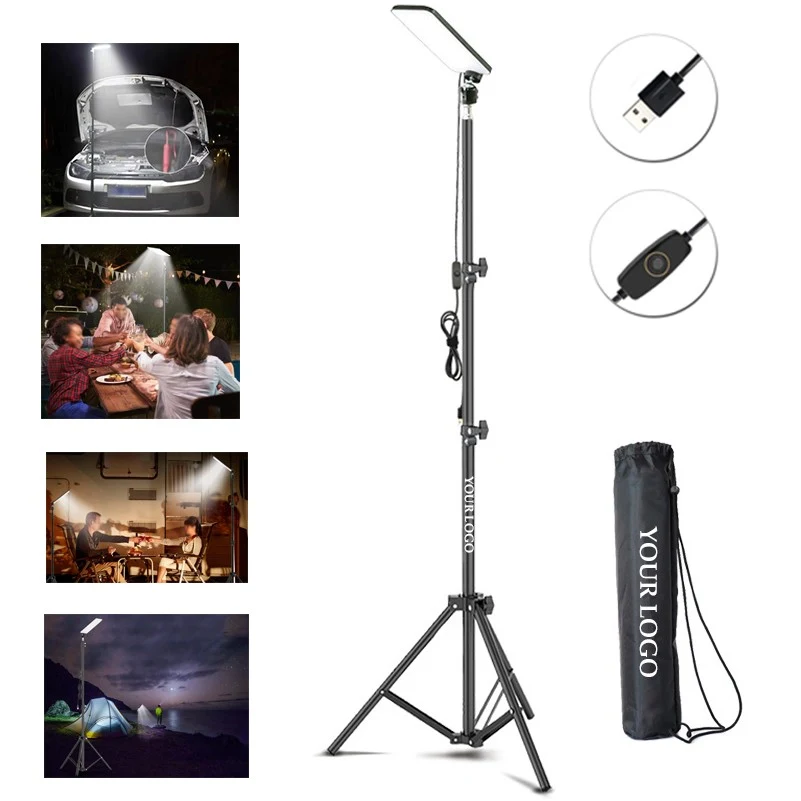 Led Lamp Photography Light With Tripod Stand For Outdoor Camping Picnic 1