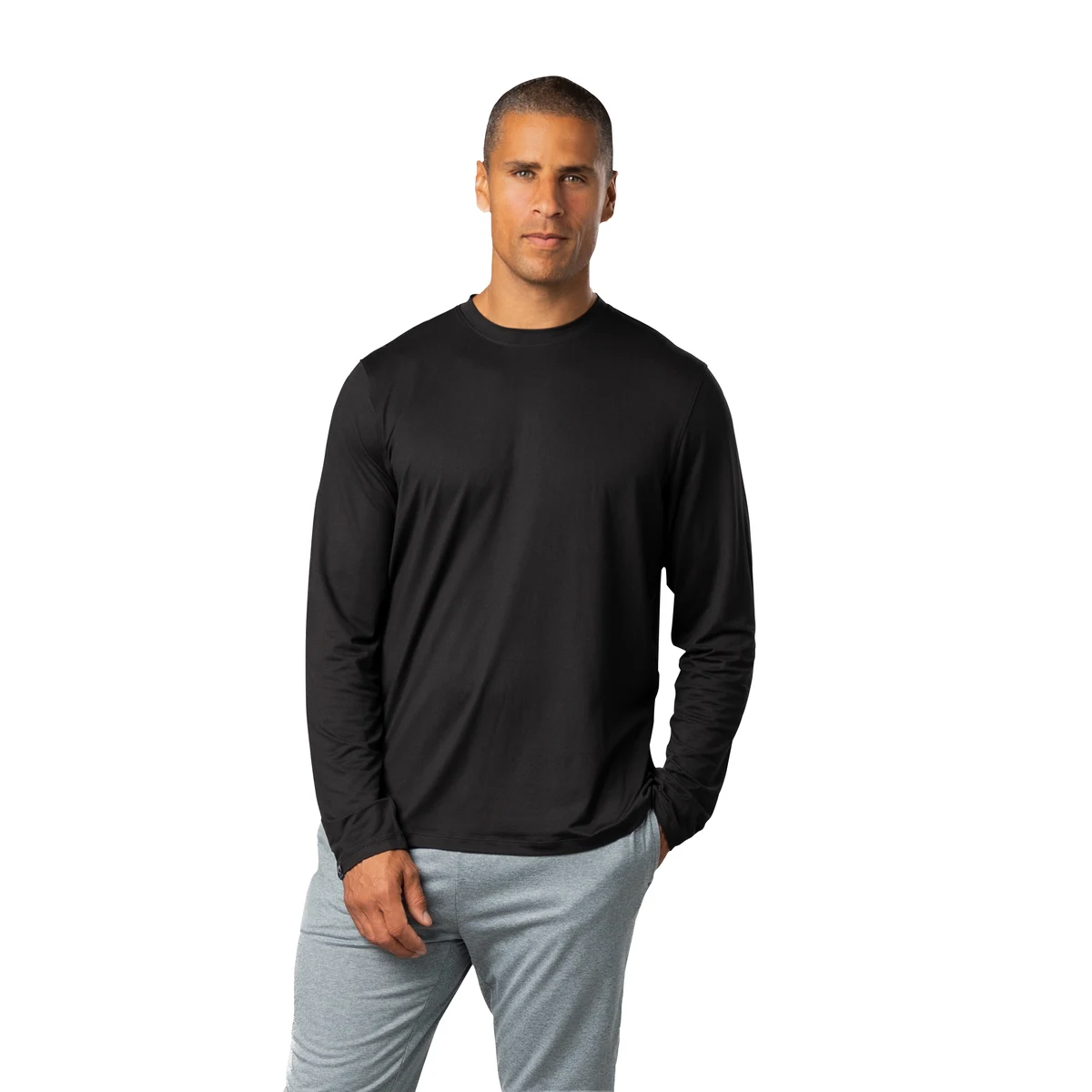 Storm Creek Men's Varsity High Stretch Long Sleeve T-shirt 1