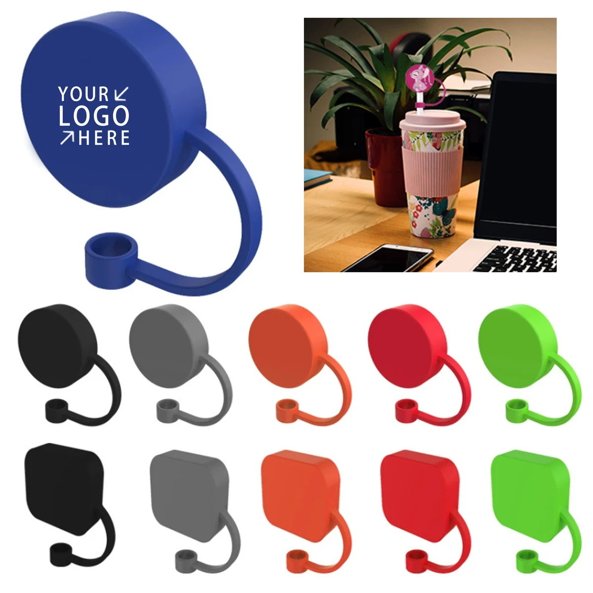 Silicone Straw Topper 1