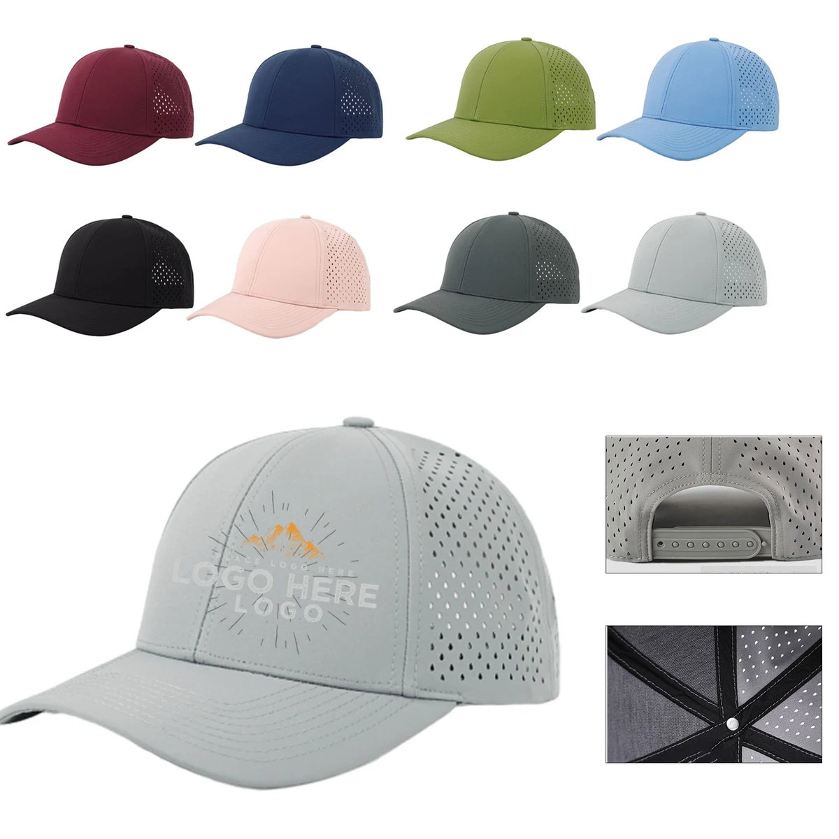 Multi Colored Quick Drying Sun Shading Baseball Cap 1