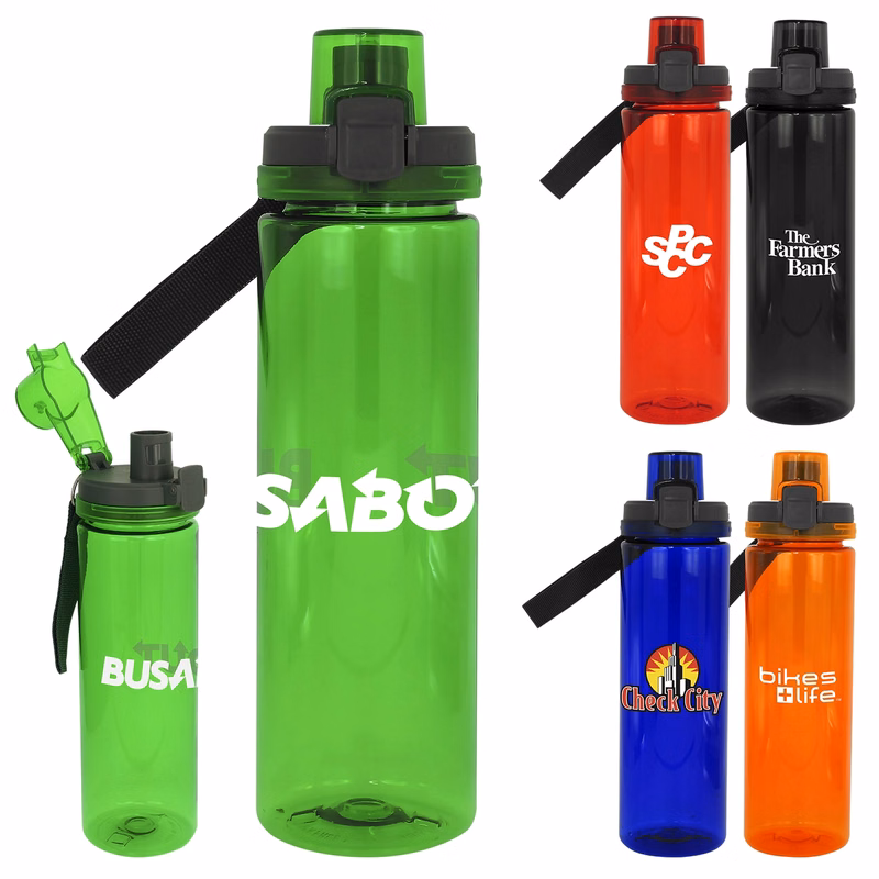 LOCKING LID 24 OZ. COLORFUL BOTTLE