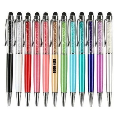 Crystals Ballpoint Pens Gel Pen With Stylus Touch Screen Bal 1