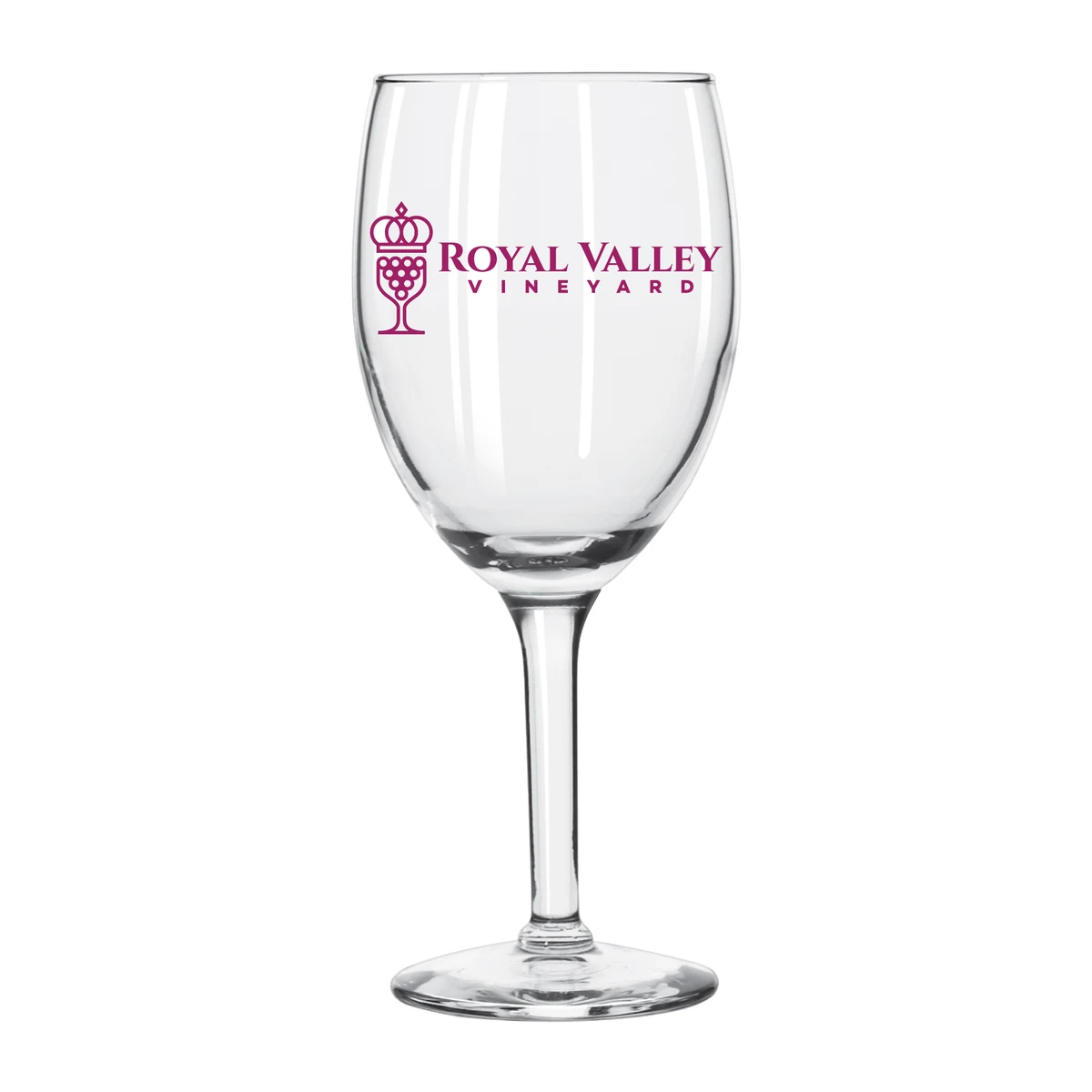 8 oz. Citation Wine Glass, custom glassware with logo imprint 1