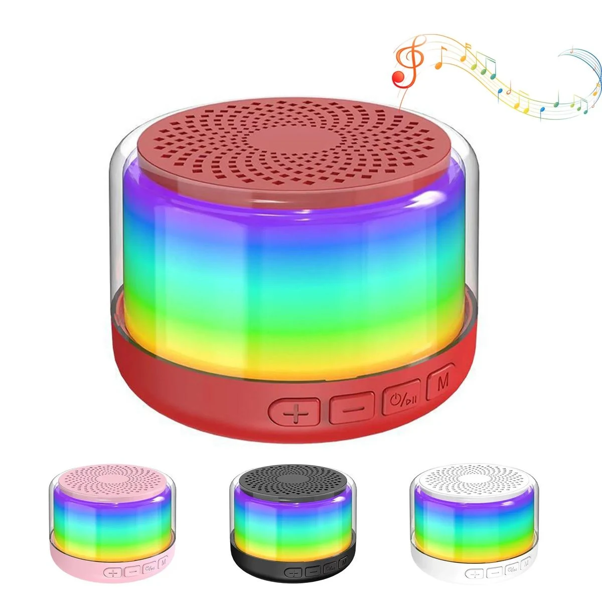 Portable Bluetooth Speaker With Light 1