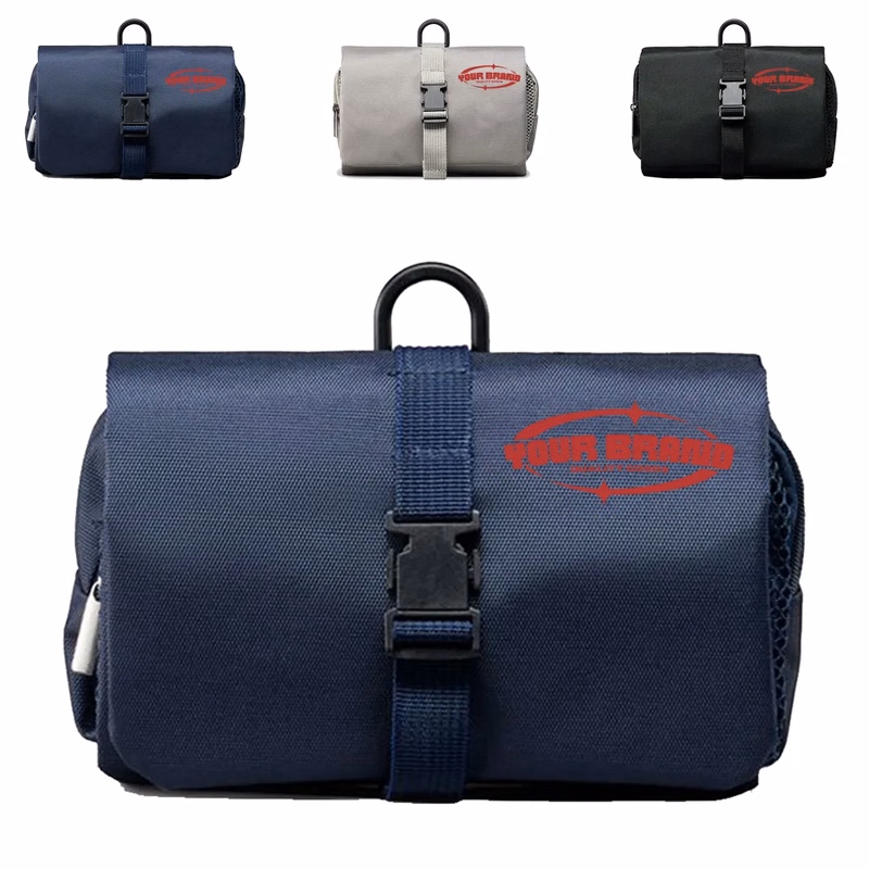 Buckle Foldable Toiletry Bag And Makeup Organizer Travel