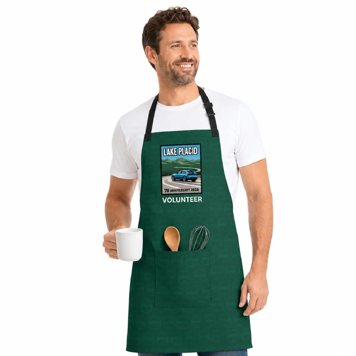 Sublimation Polyester Aprons w/ Custom Imprint & Pockets 1