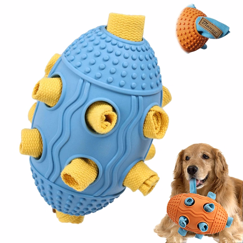 Dog Rugby-Shaped Sniffing Toy