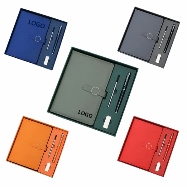 A5 Business Notebook and Pen Gift Set