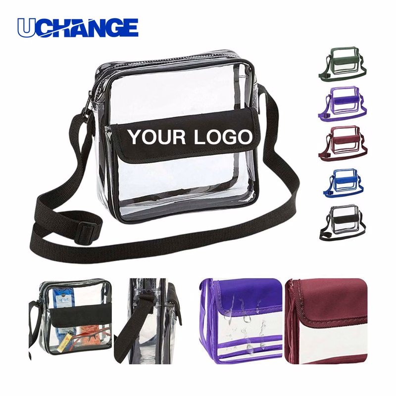 Crossbody Makeup Bag Organizer with Waterproof PVC