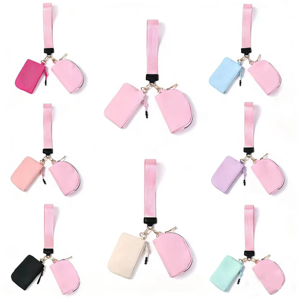 Dual Pouch Wristlet Wallet 1