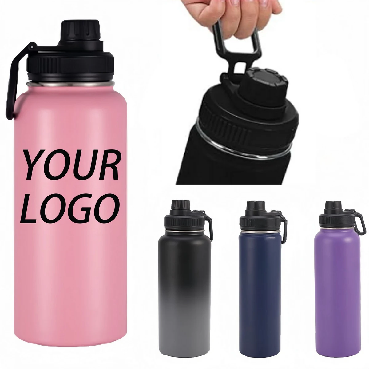 12 OZ Wide Mouth Leak Proof Water Bottle 1