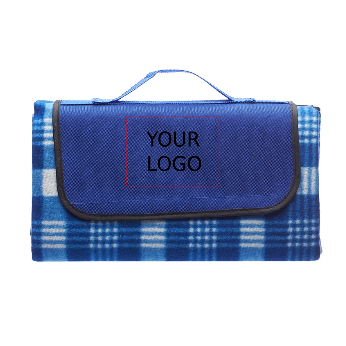 Fleece Roll-Up Travel Blanket 1