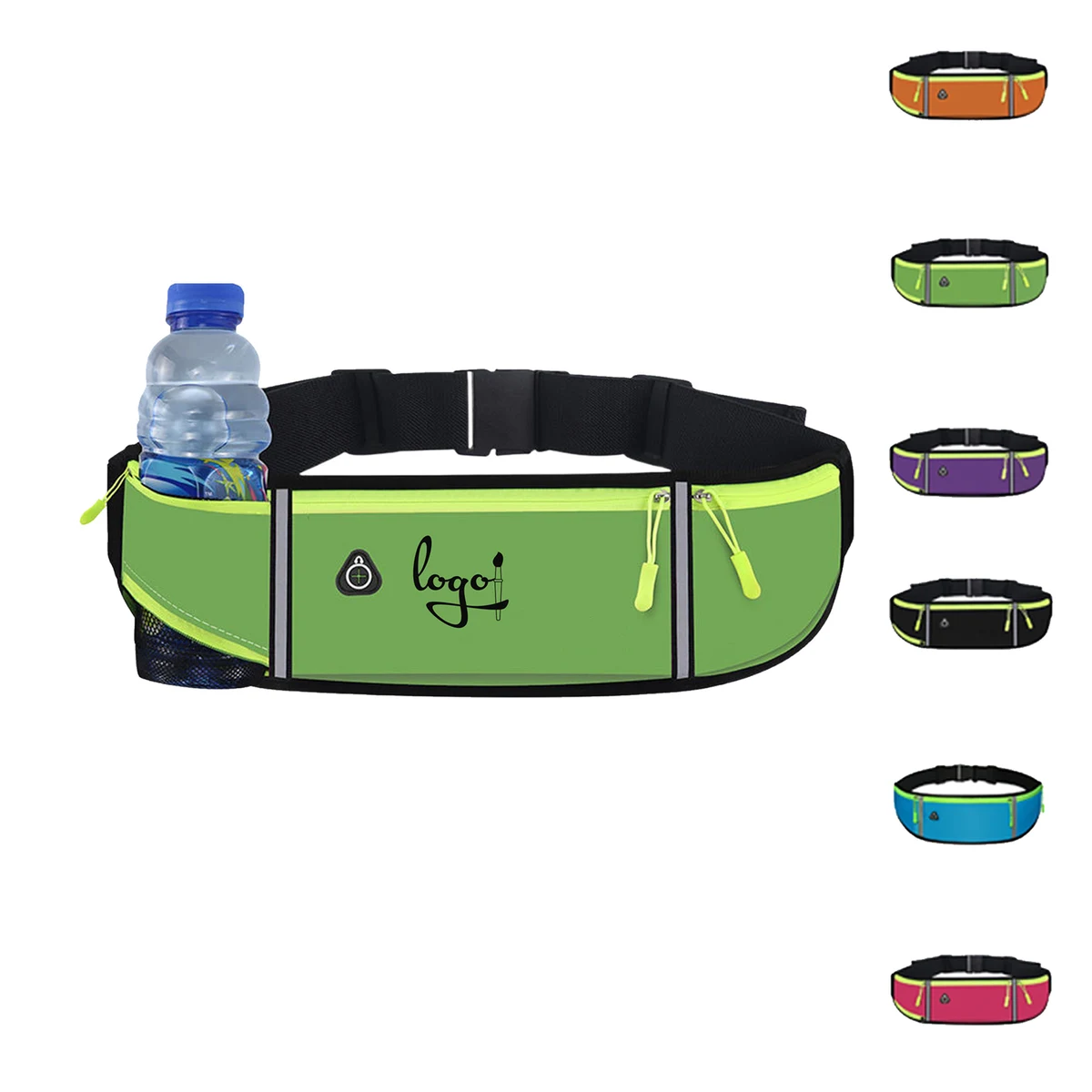 Multi-Pocket Running Belt Bag 1