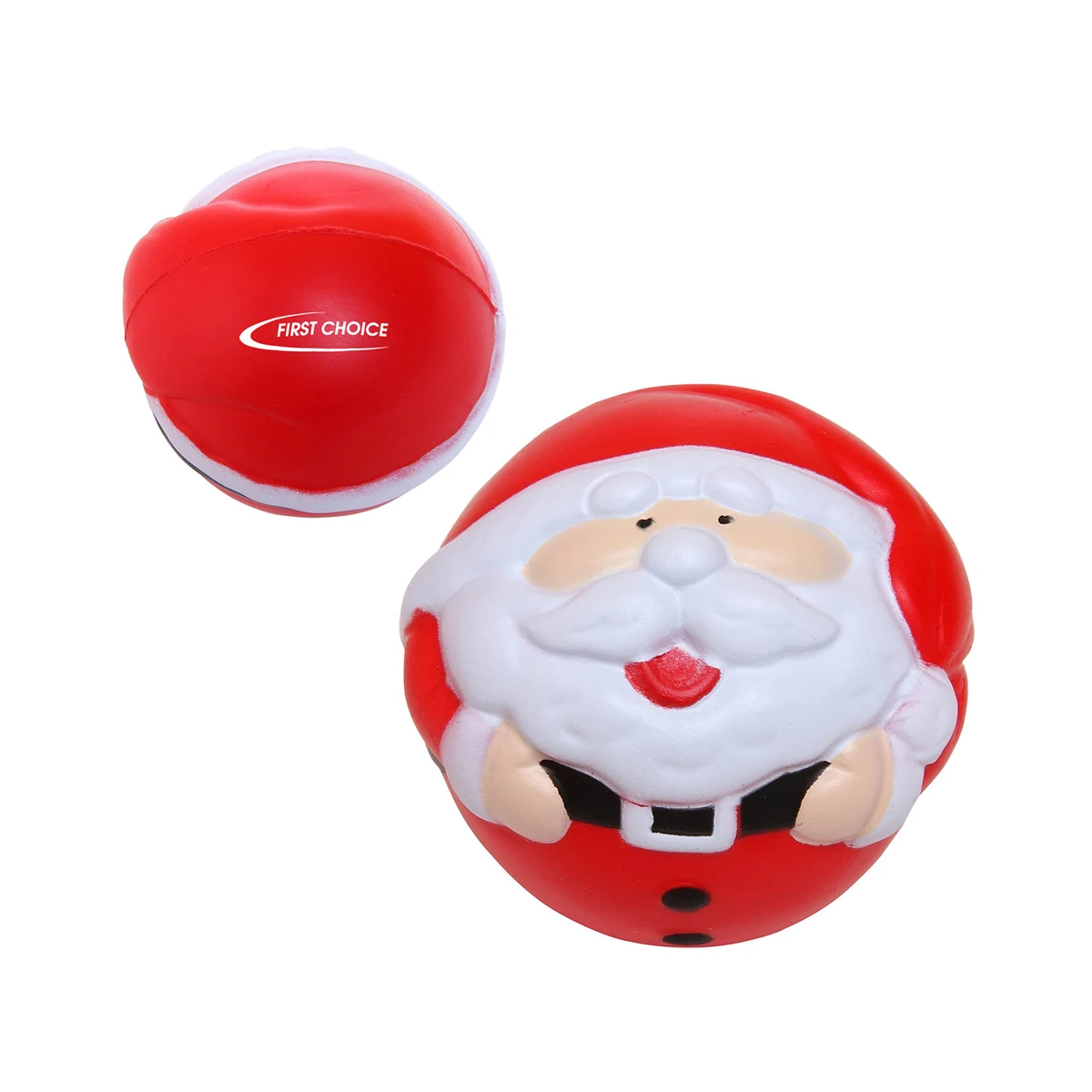 Holiday Christmas Santa Shape Stress Ball 1