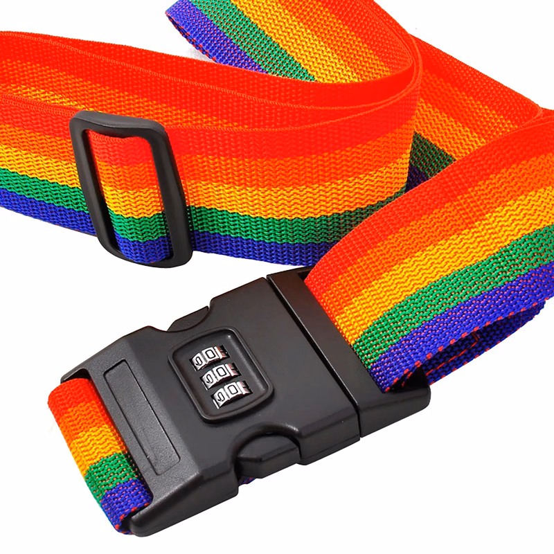 78"x 2" Luggage Strap With Coded Lock