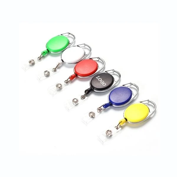 Custom ABS Retractable Badge Holder with Metal Clip — Event Access and ID Card Display 1