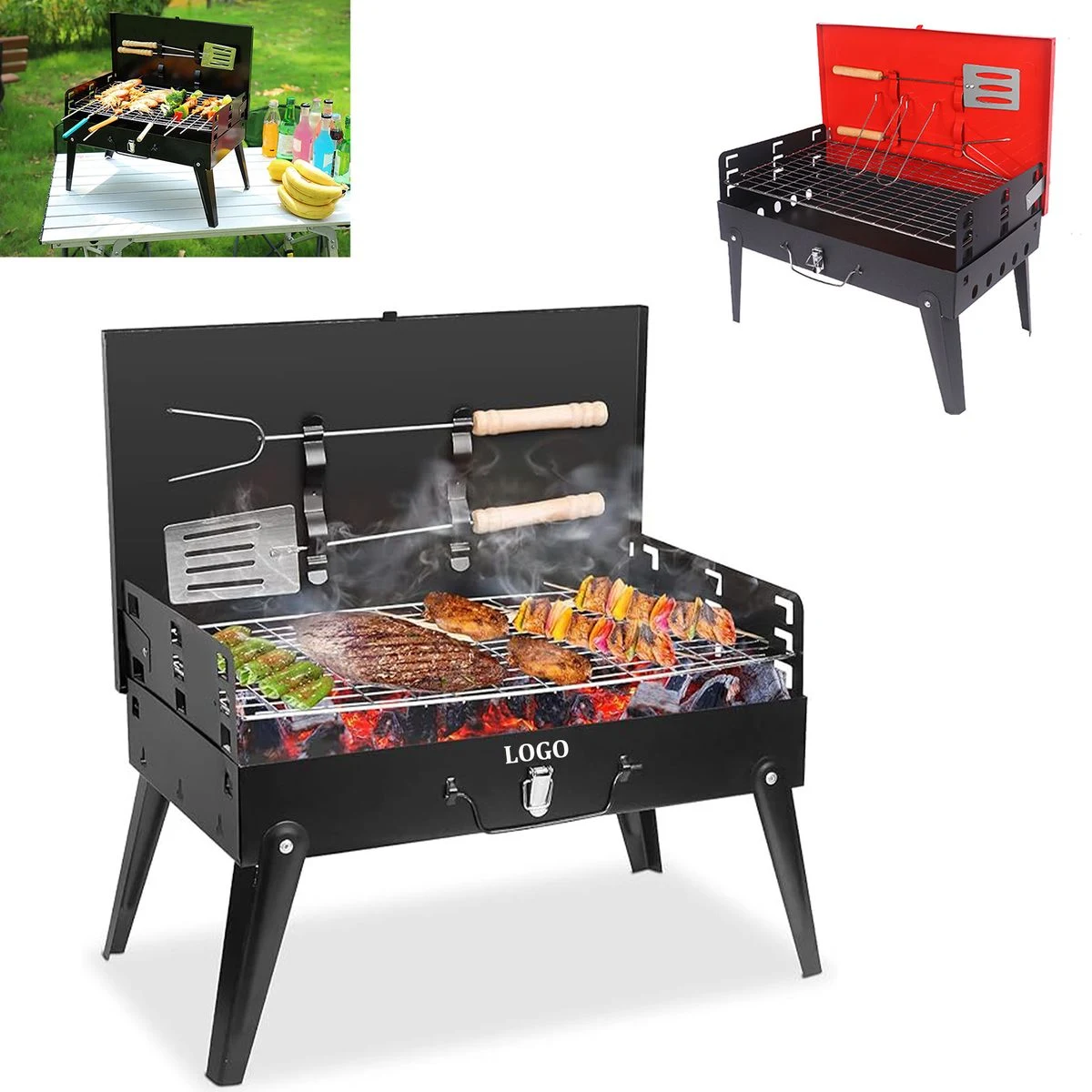 Outdoor Folding Barbecue Grill 1
