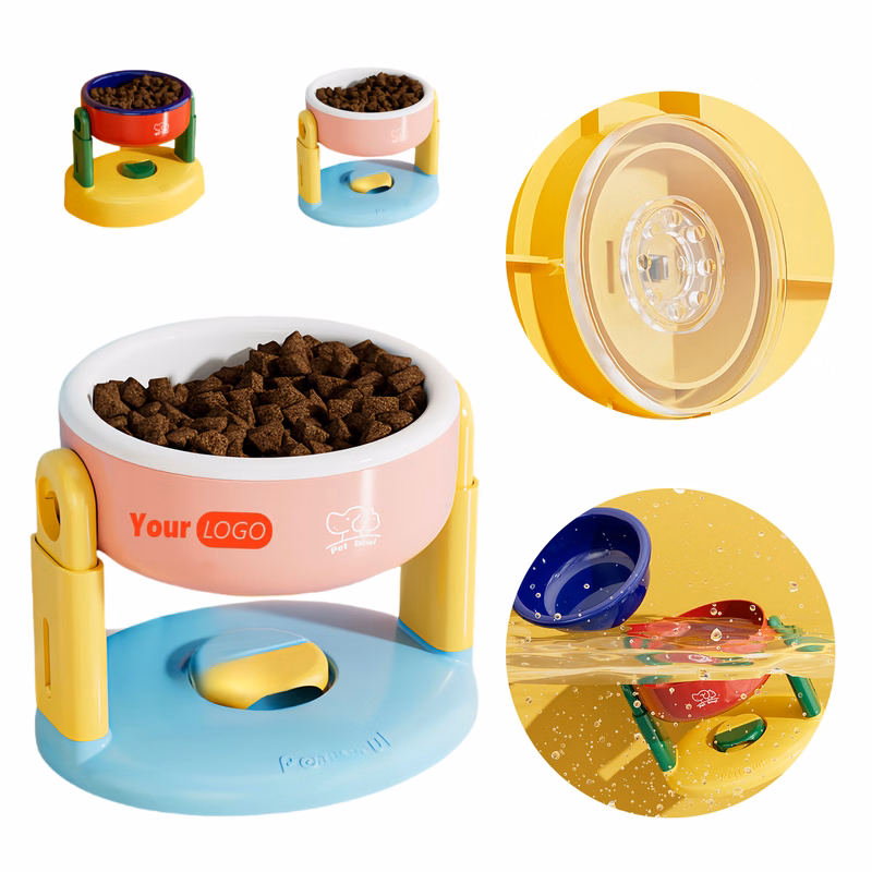 Adjustable PP Pet Elevated Bowl