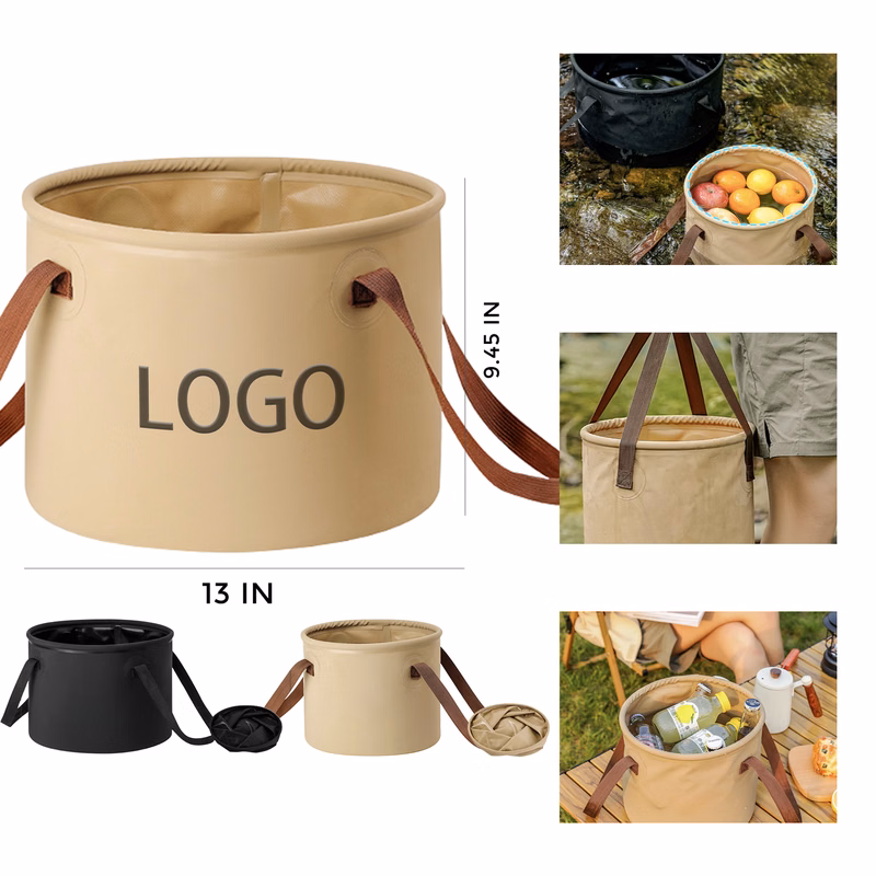 MOQ 100 PCS Convenient Folding Bucket