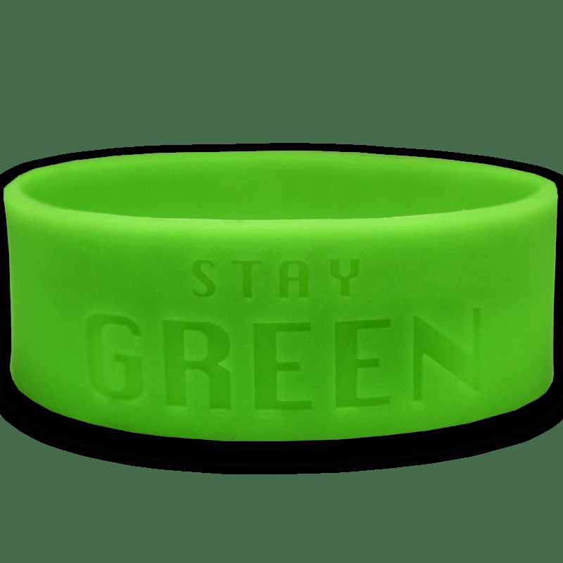 3/4 Inch Debossed Wristbands