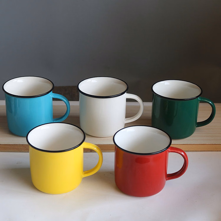 13oz Enamel Camping Coffee Mug