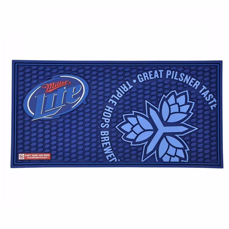 Custom PVC Counter Rail Mat 12''x18''