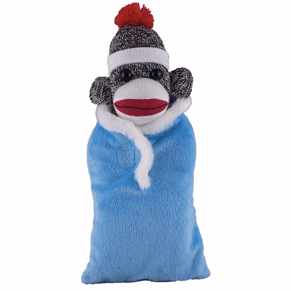 Orginal Sock Monkey (Plush) in Baby Sleep Bag Stuffed Animal