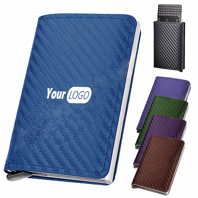 Polyurethane Anti Theft Rfid Anti Magnetic Brush Men'S Card Bag