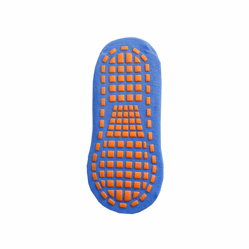 Poly Cotton Pilates Grip Sock With Traction Dots